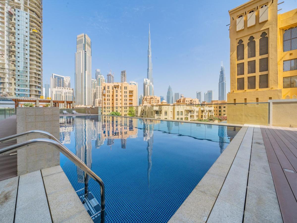 Nouveau Art Deco 3Br With Burj & Canal Views Dubai Buitenkant foto
